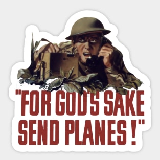 For God's Sake, Sand Planes! Sticker